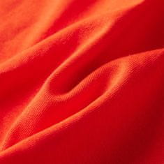 Vidaxl Dětské tričko s dlouhým rukávem Závodní auta jasně oranžové 104