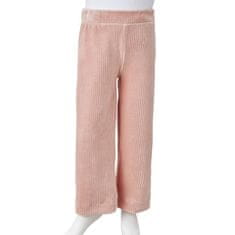 Vidaxl Dětské manšestrové kalhoty světle růžové 128