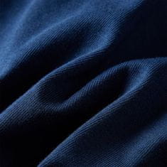 Vidaxl Dětské tričko s dlouhým rukávem Fotbalové hřiště námořnicky modré 116