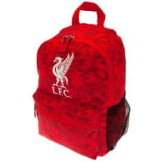 FotbalFans Batoh Liverpool FC, červený, zip, 12l