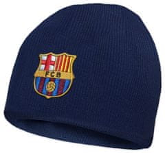 FotbalFans Dětská zimní čepice FC Barcelona, tmavě modrá