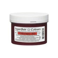 Sugarflair Colours gelová barva Christmas red XXL - vánoční červená - 400g