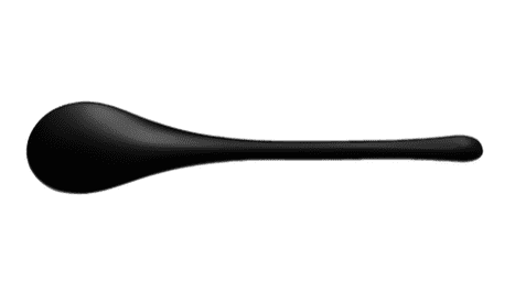 Cookplay Jednorázová lžíce Chikio EKO Spoon Black, černá, 50 ks