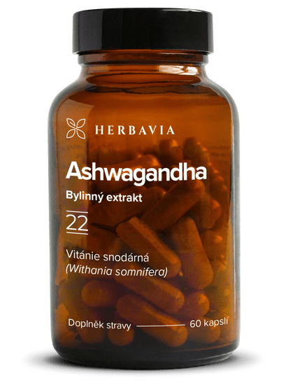 Herbavia Ashwagandha, 60 kapslí