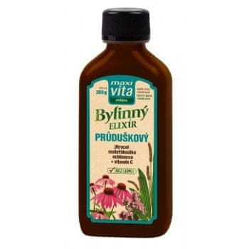 Maxi Vita Maxi Vita Herbal Bylinný elixír - Průduškový, 200 ml