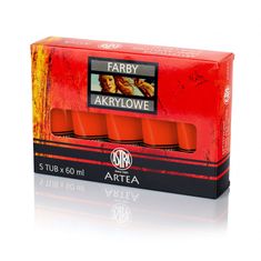 Astra ARTEA Akrylová barva Profi 60ml, Cadmium Orange / Kadmiová Oranžová, 83410931