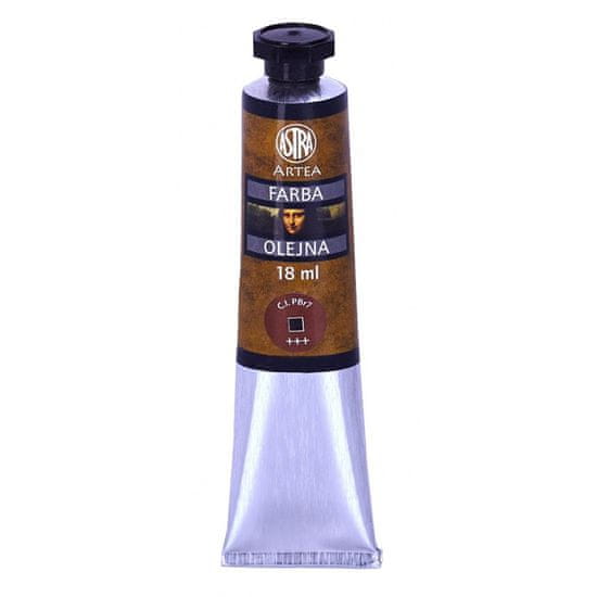 Astra ARTEA Olejová barva Profi 18ml, Burnt Sienna / Okrová Spálená, 83410961