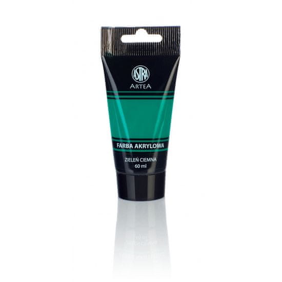 Astra ARTEA Akrylová barva Profi 60ml, Deep Green / Tmavá Zelená, 83410940