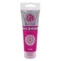 Astra ARTEA Deco, Akrylová barva 75ml, Magenta / Purpurová, 309123006