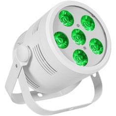 Eurolite LED Silent PAR reflektor 6 QCL floor, bílý