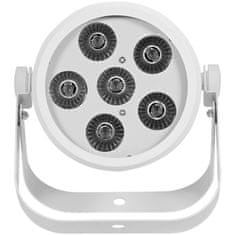 Eurolite LED Silent PAR reflektor 6 QCL floor, bílý