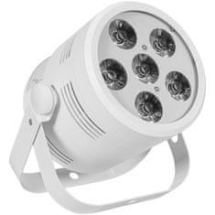 Eurolite LED Silent PAR reflektor 6 QCL floor, bílý