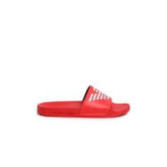 Emporio Armani Pantofle červené 44 EU Pool Mod Slides