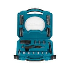 Makita D-42020 sada bitů a 1/4" hlavic se šroubovákem 65 dílná