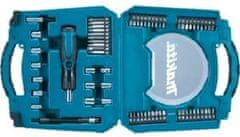 Makita D-42020 sada bitů a 1/4" hlavic se šroubovákem 65 dílná