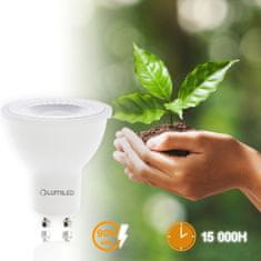 LUMILED LED žárovka GU10 PAR16 6W= 60W 580lm 4000K Neutrální bílá 36°