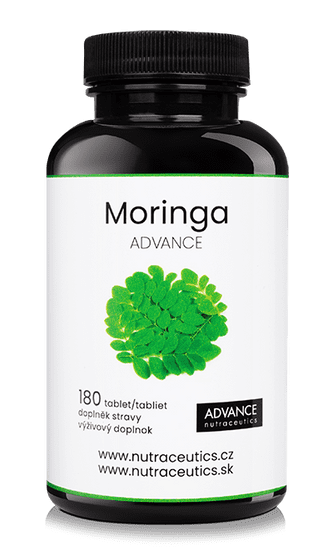 Advance nutraceutics ADVANCE Moringa 180 tablet - koncentrovaný silný extrakt 10:1