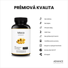 Advance nutraceutics ADVANCE Maca 90 kapslí - silný extrakt z kořene 10:1