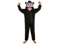sarcia.eu Gorilla Jednodílné fleecové pyžamo, dětské onesie s kapucí 3-4 let 98/104 cm