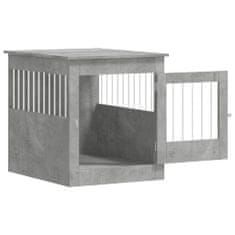 Petromila Psí bouda a koncový stolek betonově šedá 64,5x80x71 cm kompozit