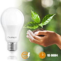 LUMILED 6x LED žárovka A60 E27 10W = 75W 1055lm 3000K Teplá bílá 260° 