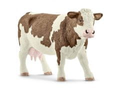 sarcia.eu Schleich Farm World - Simmental fleckvieh kráva, figurka pro děti 3+ 