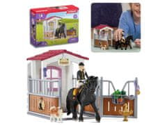 sarcia.eu SLH42437 Schleich Horse Club - Horse box, stáj pro koně Tori & Princess 5+ 