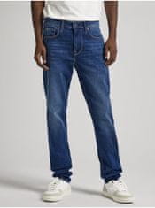 Pepe Jeans Tmavě modré pánské skinny fit džíny Pepe Jeans 31/32