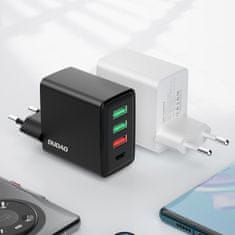 DUDAO A5H síťová nabíječka 3x USB / USB-C 20W PD QC, černá