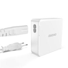 DUDAO A100EU GaN síťová nabíječka 2x USB-C / 2x USB 100W, bíla