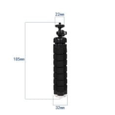 MG Mini Tripod stativ na sportovní kamery, černý