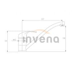 Invena Dřezová baterie mitris (BZ-79-001-X)