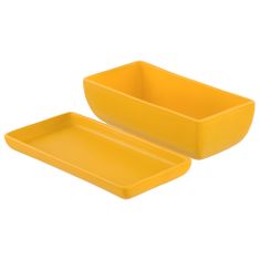 botle Keramický květináč moderní barva Matte Yellow 29 cm Obdélníkový na kaktusy