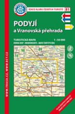 KČT 81 Podyjí, Vranovská přehrada 1:50 000/ 9. vydání 2023