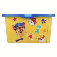 Stor Plastový úložný box PAW PATROL 13L, 02545