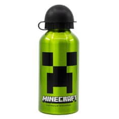 Stor Hliníková láhev na pití MINECRAFT, 400ml, 40734