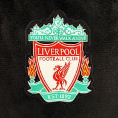 FotbalFans Dětské pyžamo Liverpool FC, All-In-One, černé | 8-9r