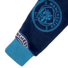 FotbalFans Dětské pyžamo Manchester City FC, All-In-One, tmavě modré | 8-9r