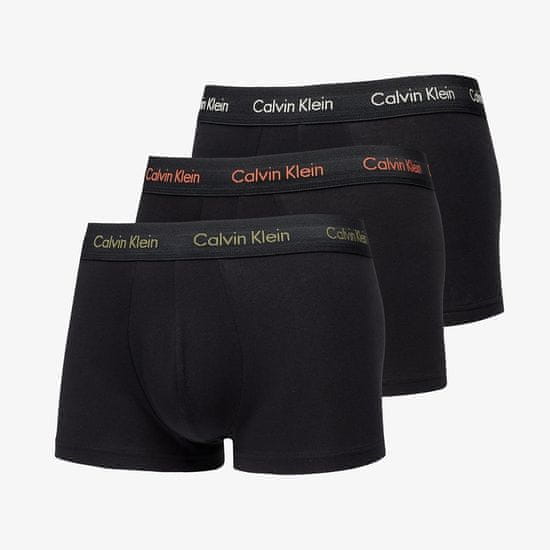 Calvin Klein Cotton Stretch Low Rise Trunk 3-Pack Black S