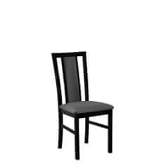 Veneti Židle ke kuchyňskému stolu FRATONIA 4 - černá / tmavá šedá