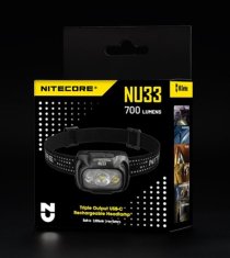 Nitecore Nitecore NU33 IP66 700LM 135m dobíjecí 147h USB nabíjení