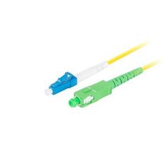 Lanberg optický patch cord SM LC/UPC-SC/APC simplex 3m LSZH G657A1 průměr 3mm, barva žlutá