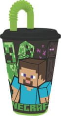 Stor KELÍMEK S BRČKEM MINECRAFT 430 ML, PLAST