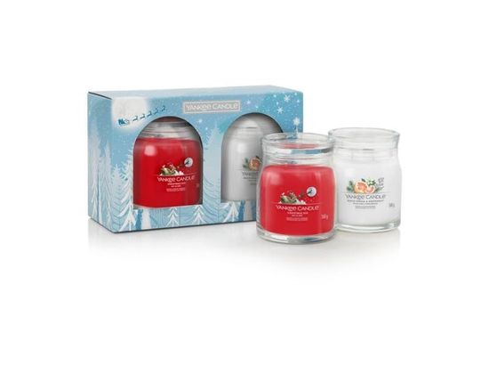 Yankee Candle Vánoční dárková sada Signature svíček 2 ks