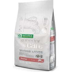 Nature's Protection Superior Care Dog Dry White Dogs Starter Grain Free Salmon 10 kg