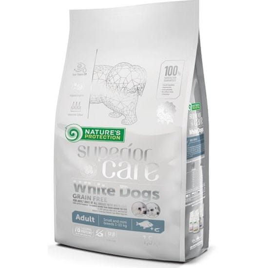 Nature's Protection Superior Care Dog Dry White Dogs Small Breeds Grain Free White Fish 1,5 kg