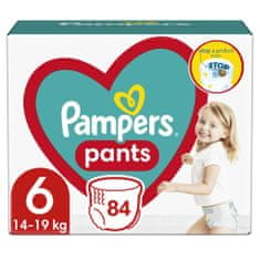 Pampers 2x Pants Kalhotky plenkové jednorázové 6 (15 kg+) 84 ks - MEGA PACK