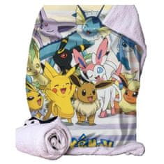 Epee Pokémon přehoz 100x150 cm - Eevee evolutions