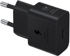 Samsung nabíjecí adaptér USB-C 25W + kabel USB-C 1m, černá