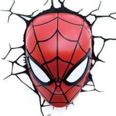 MARVEL LED lampa - Spidermanův obličej - červená 